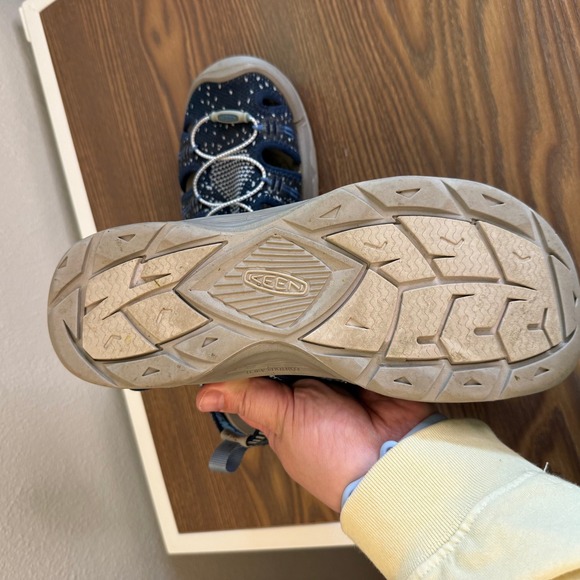 KEEN Clearwater CNX Navy Hiking Sandals Women's 10 Water Shoes Outdoor Sport - Picture 5 of 7